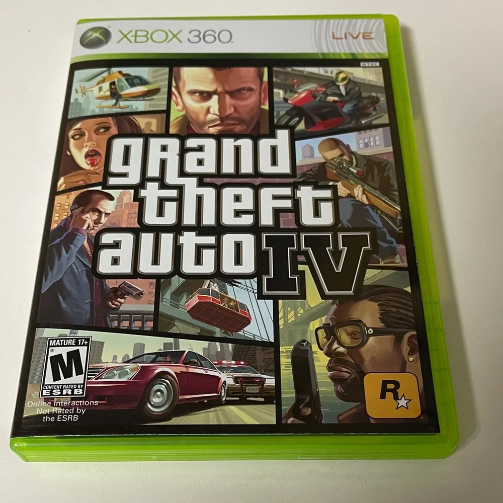 Xbox 360 Grand Theft Auto IV‎ Video Game (Xbox 360, 2008)